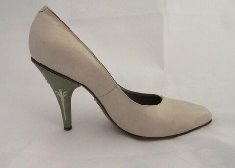 Ivory Pointed Toe High Heel Pump