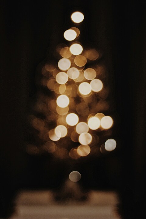 Bokeh Christmas Tree Lights