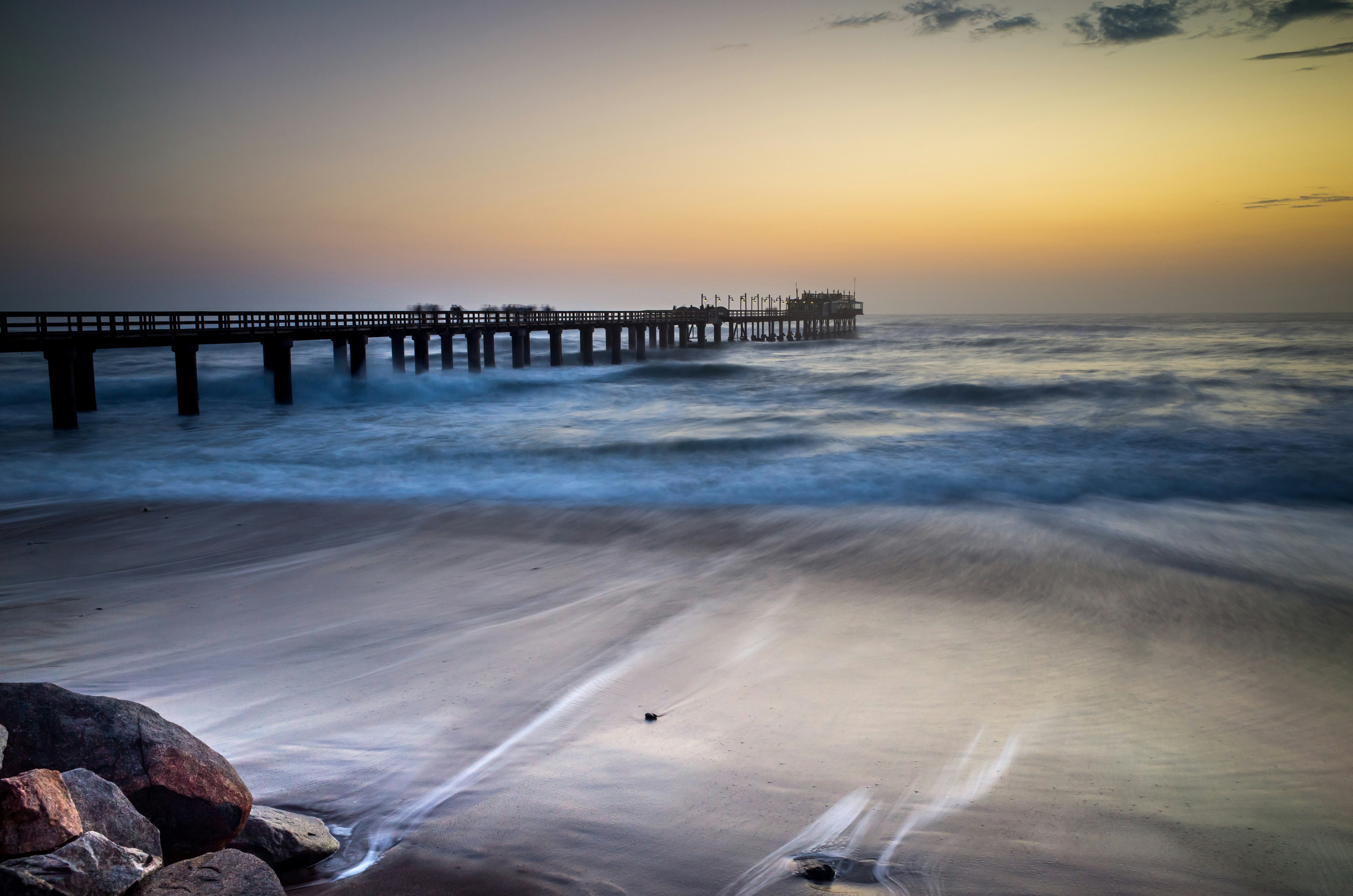 Beach Pier at Sunset