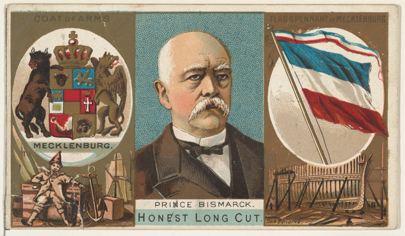 Vintage Prince Bismarck Advertising Trade Card