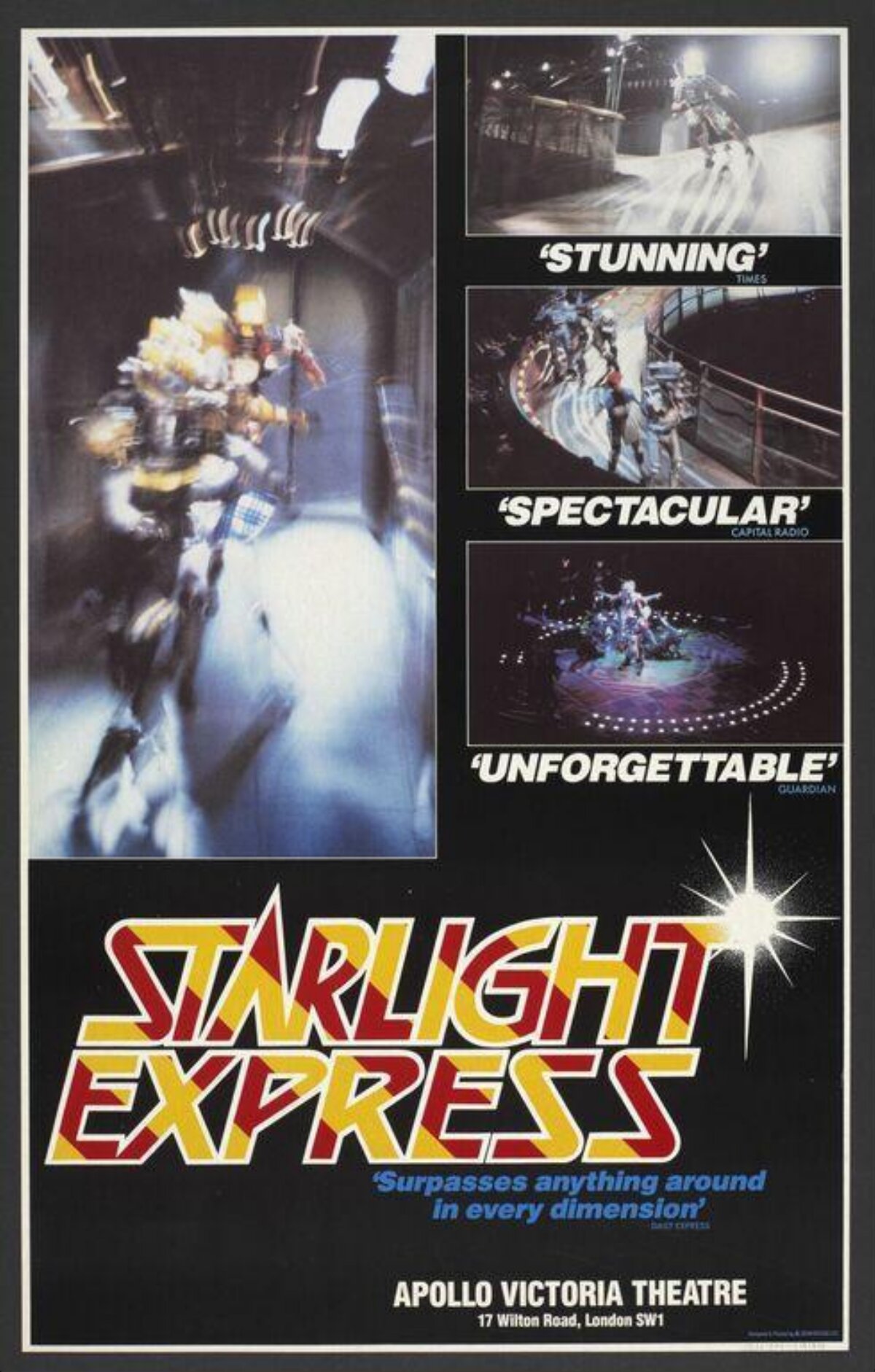 Starlight Express London Musical Poster