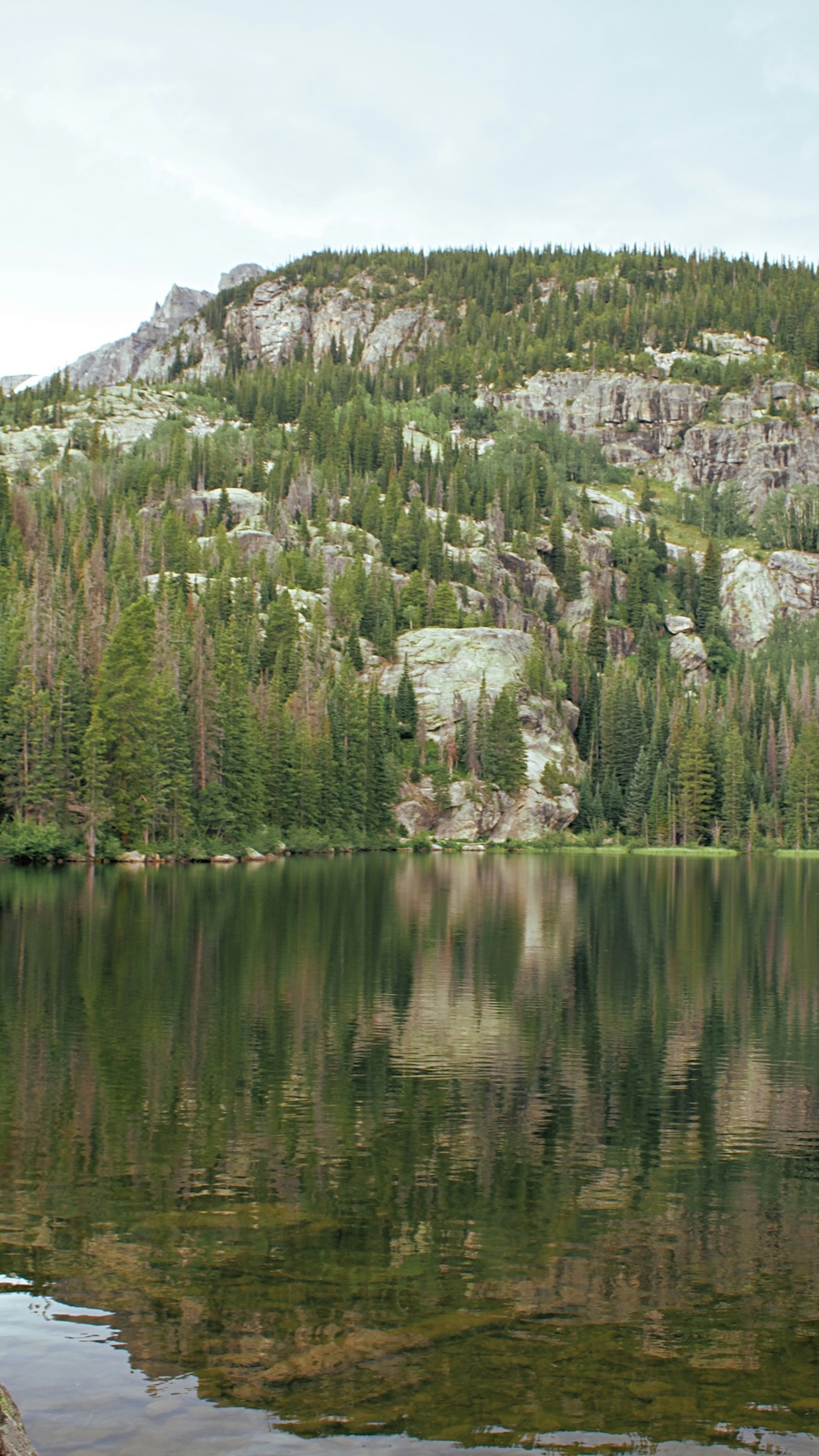 Rocky Mountain Lake Reflection