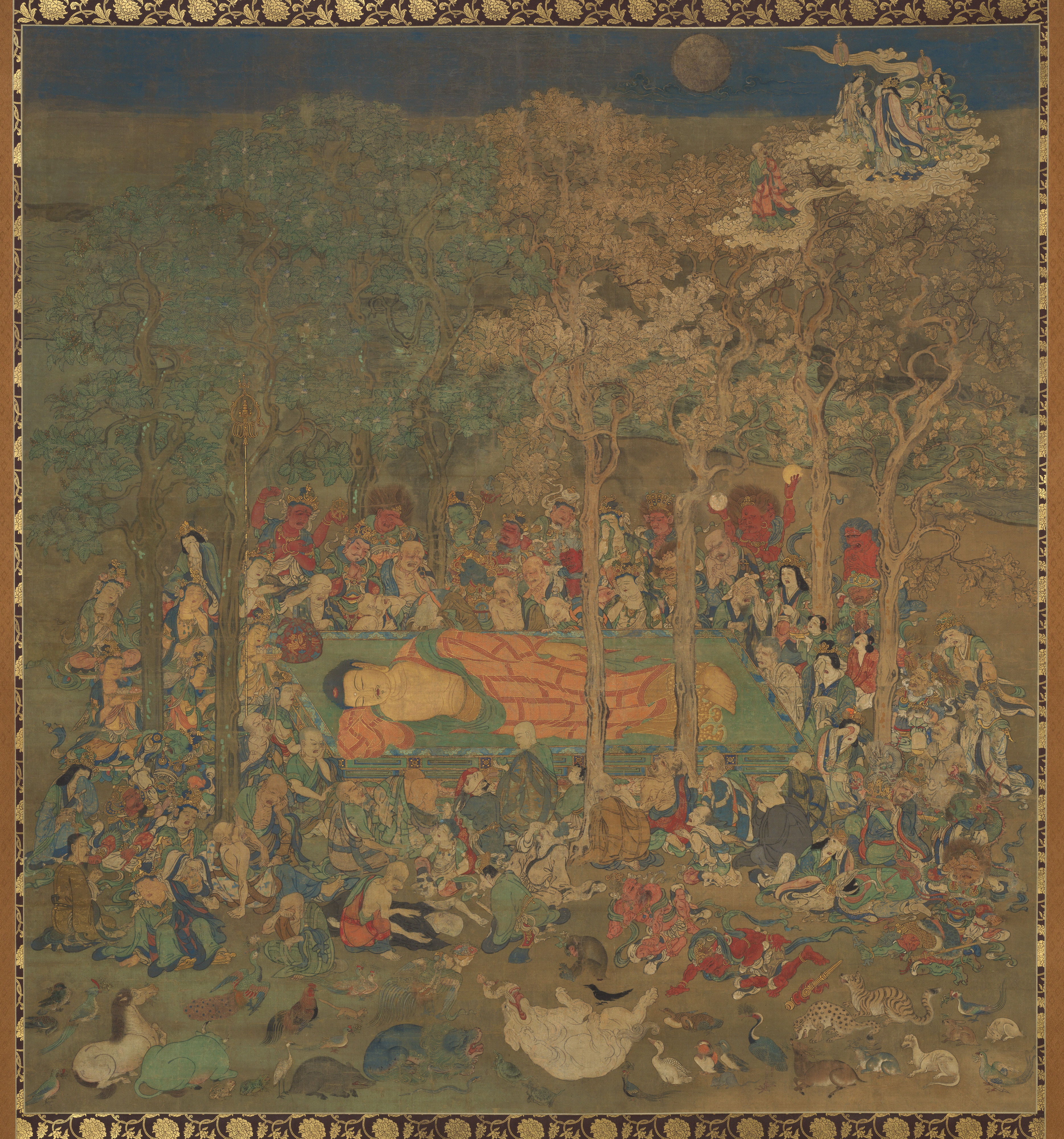 Buddha's Nirvana Painting