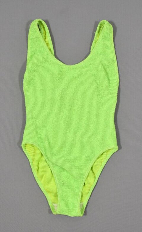 Neon Green One-Piece Swimsuit