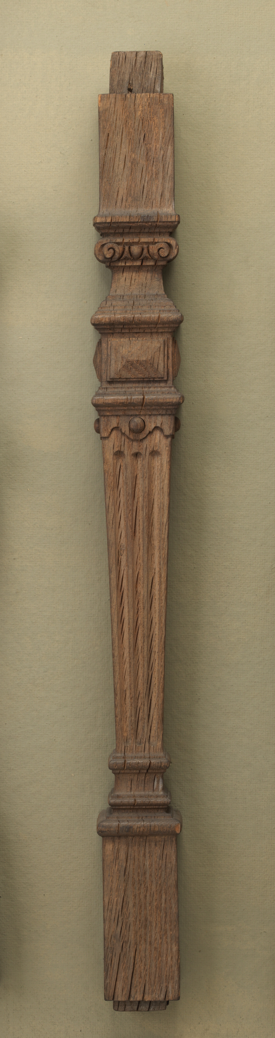Carved Antique Wooden Baluster