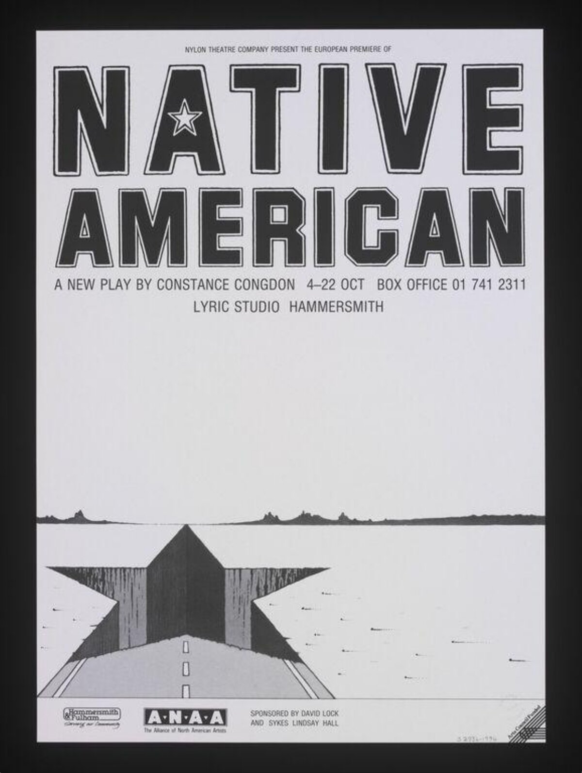 Native American Play Promotional Poster