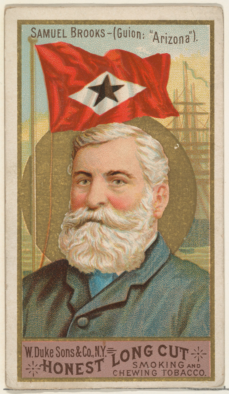Vintage Samuel Brooks Tobacco Card