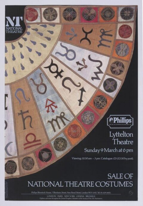 National Theatre Costume Sale Poster