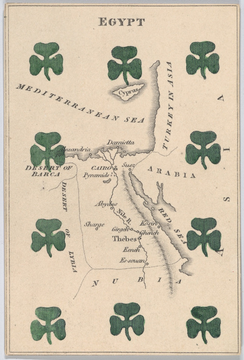Vintage Map of Egypt