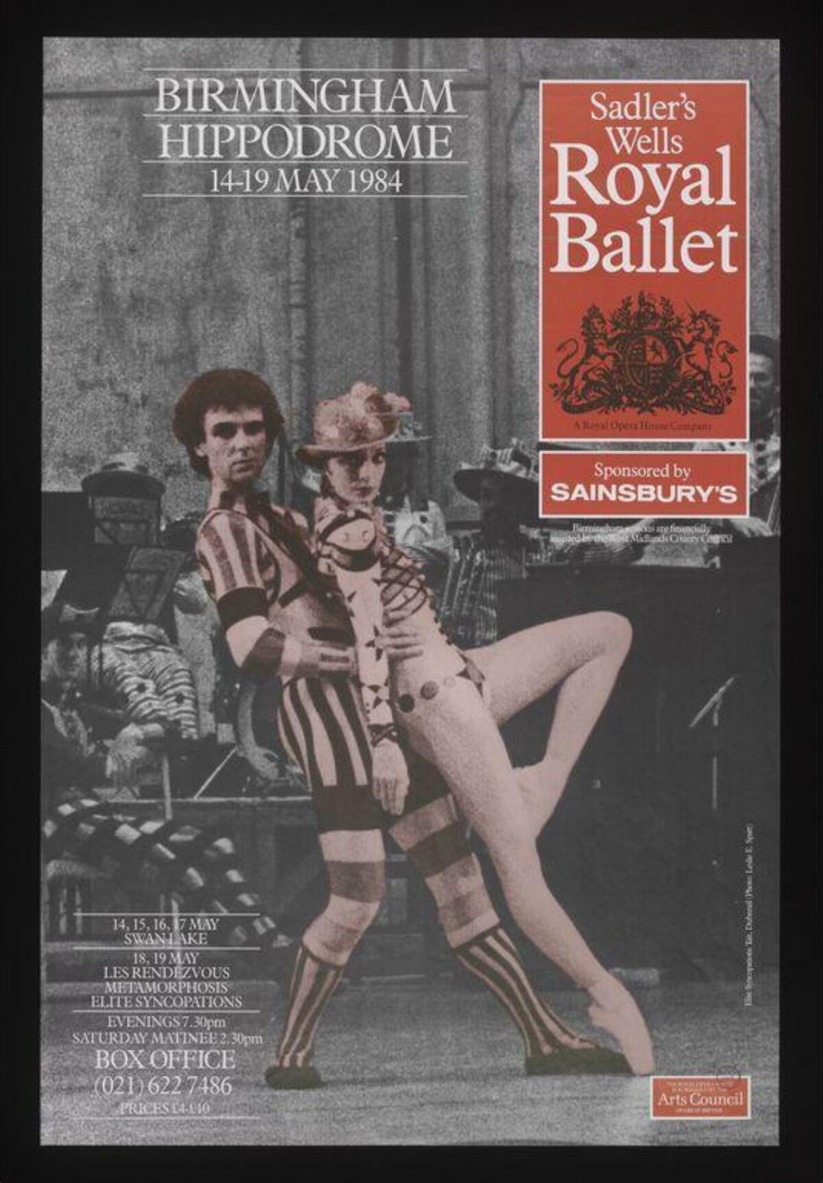 1984 Royal Ballet Performance Poster