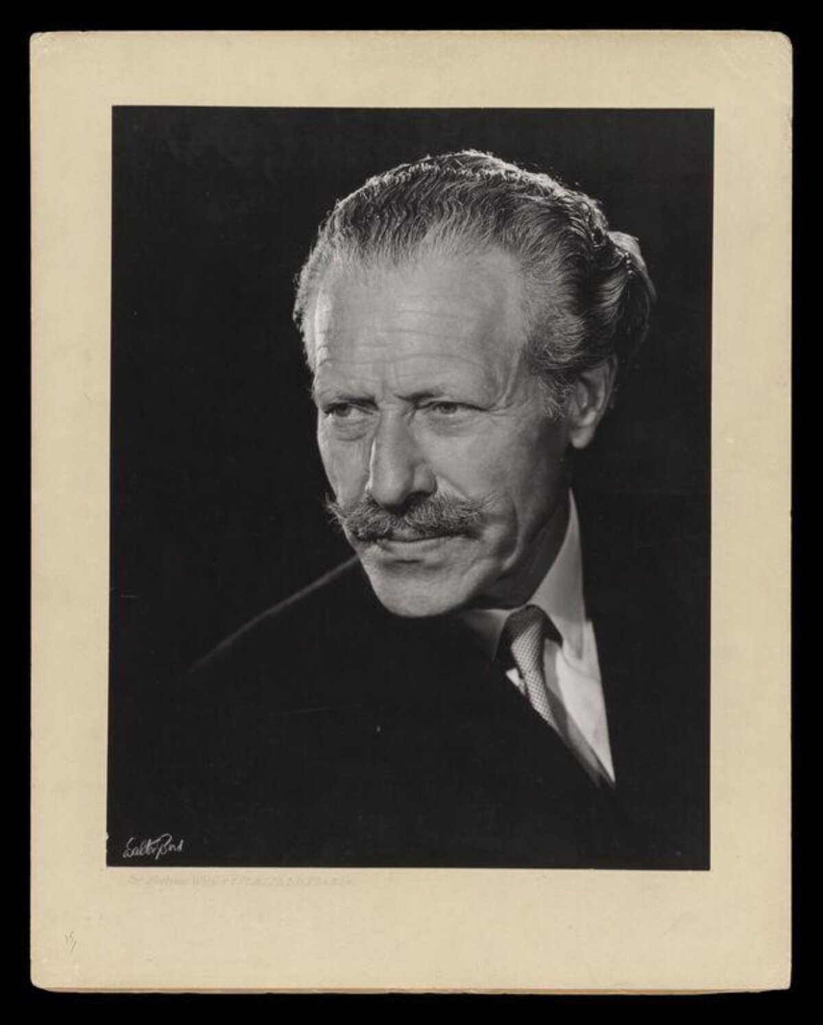 Vintage Portrait of Middle Aged Man
