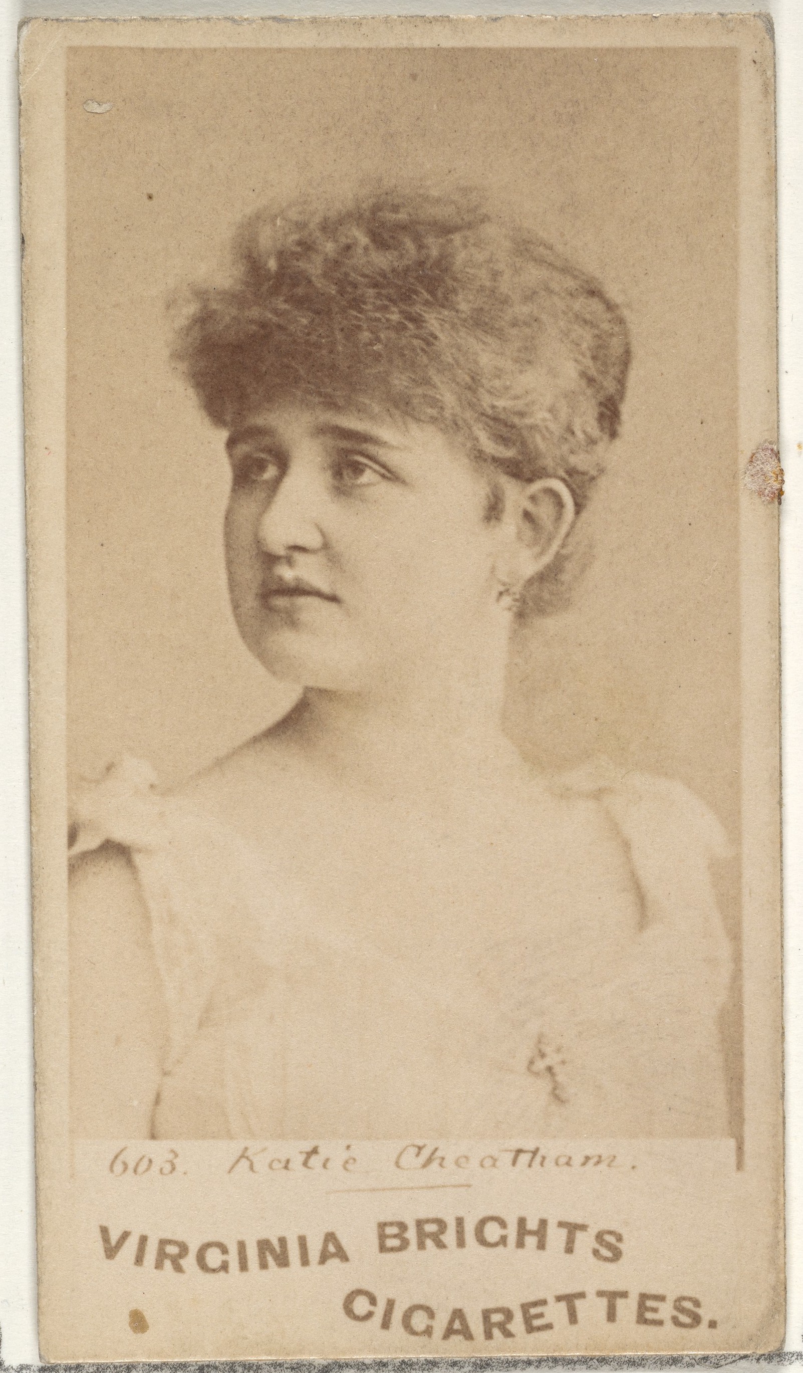 Katie Cheatham Vintage Cigarette Card