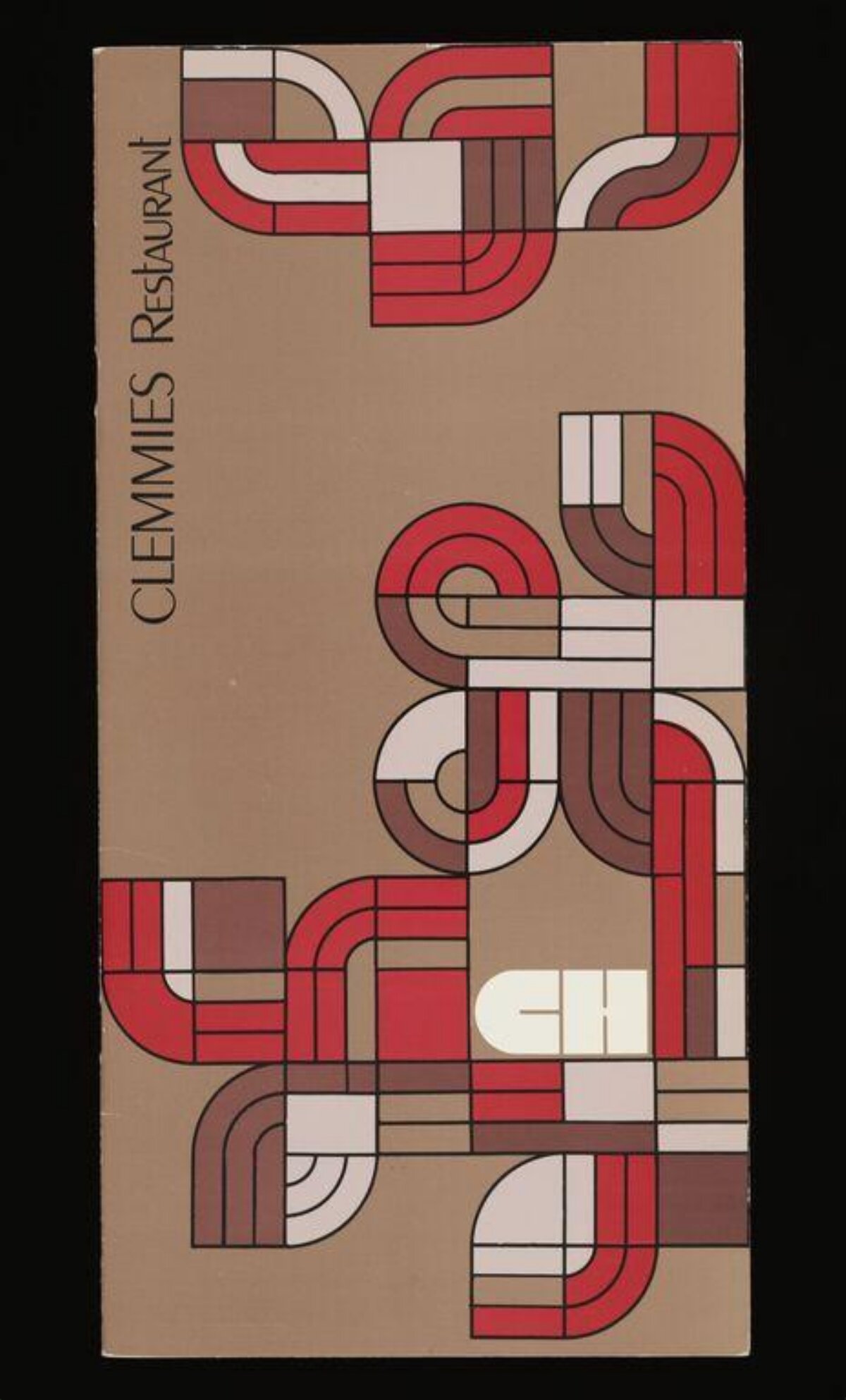 Clemmies Restaurant Menu Cover