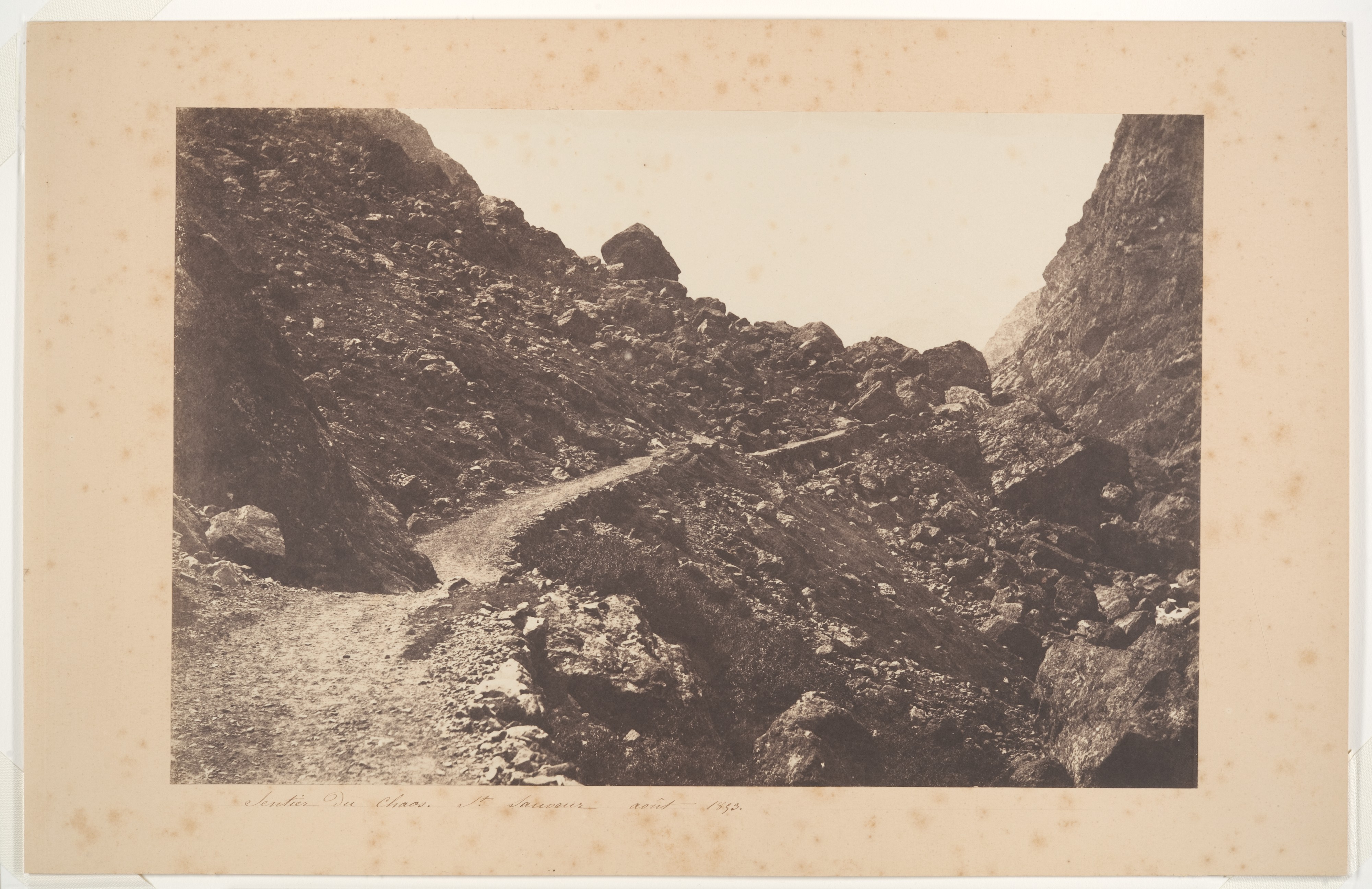 Chaos Path at Saint Sauveur 1873