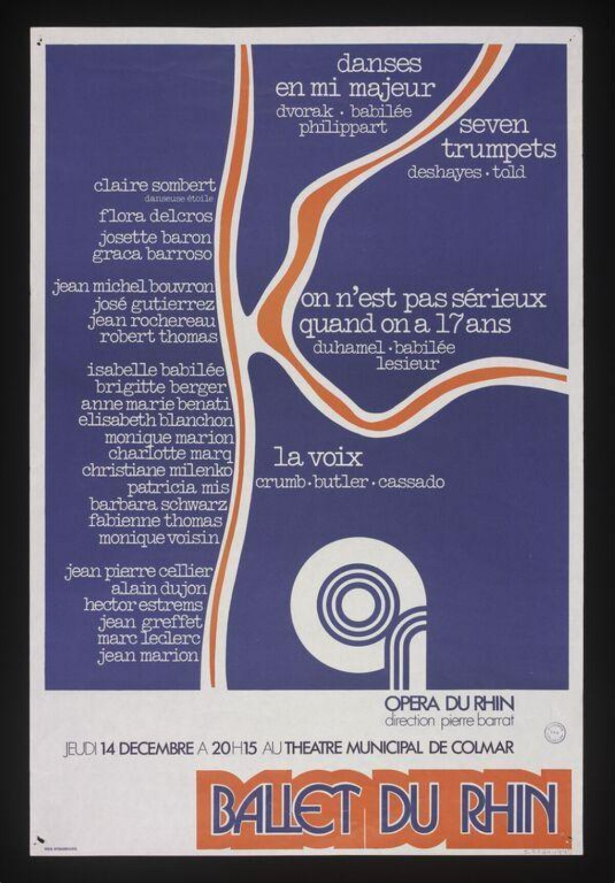 Ballet du Rhin Performance Poster