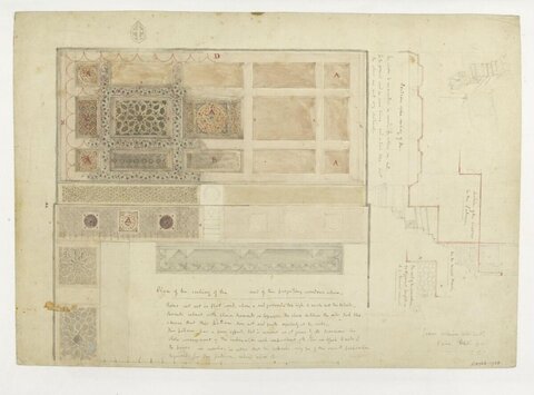 Architectural Ceiling Design Drawing