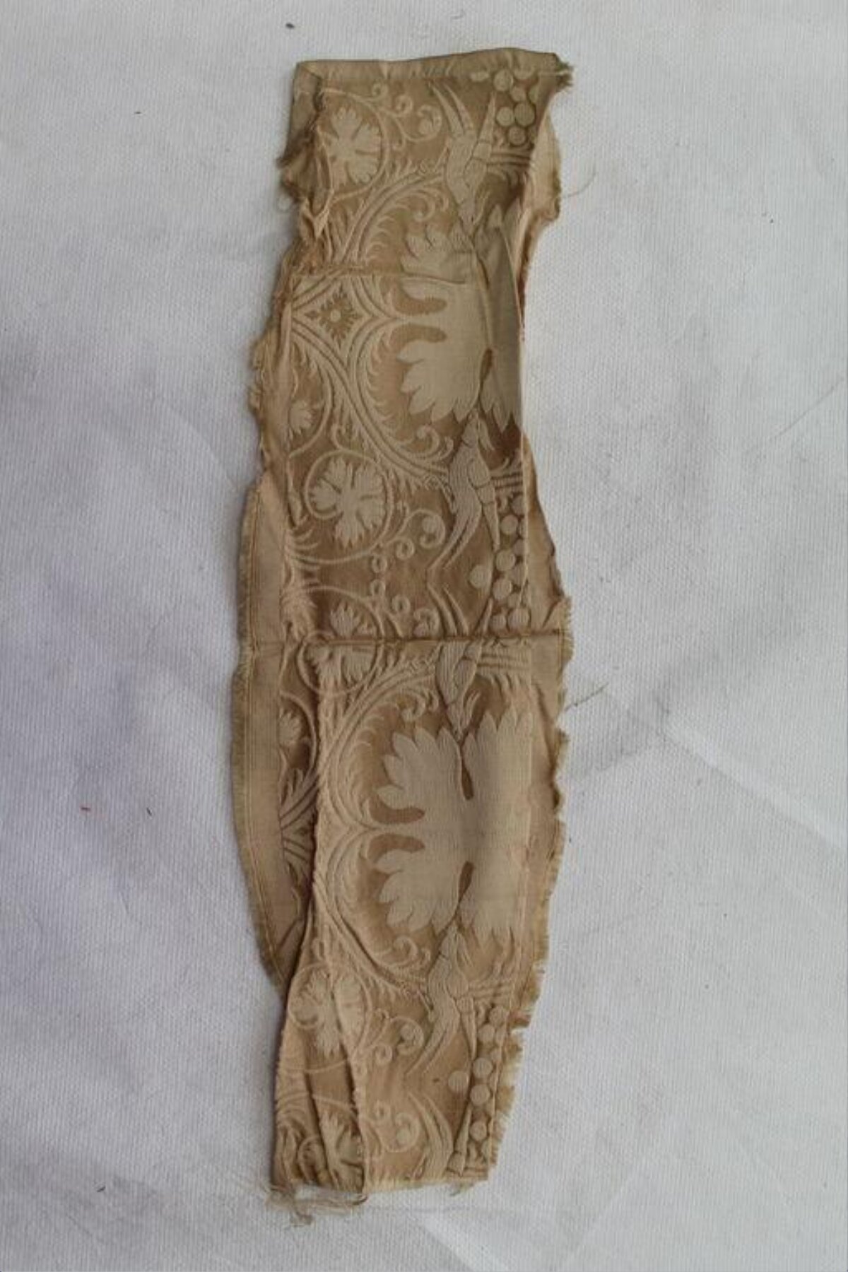 Vintage Patterned Fabric Fragment