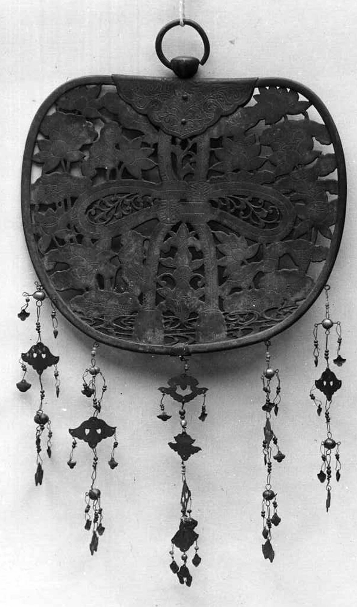 Ancient Carved Bronze Hanging Ornament