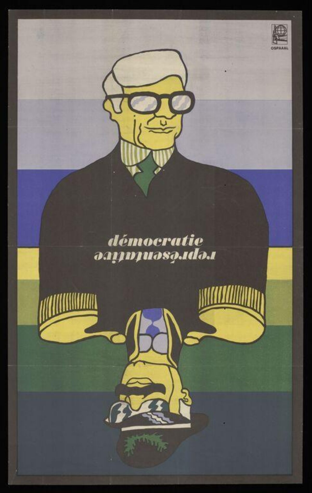 Democracy Against Authoritarianism Poster