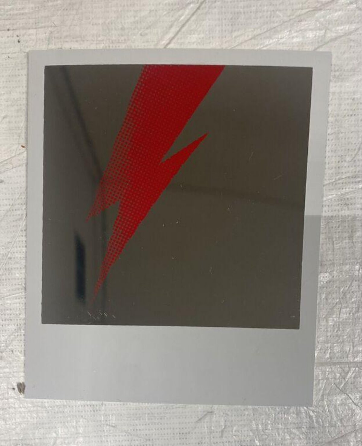 Red Lightning Bolt Sticker