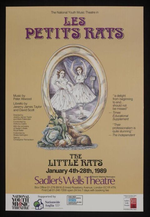 1989 Les Petits Rats Theatre Poster