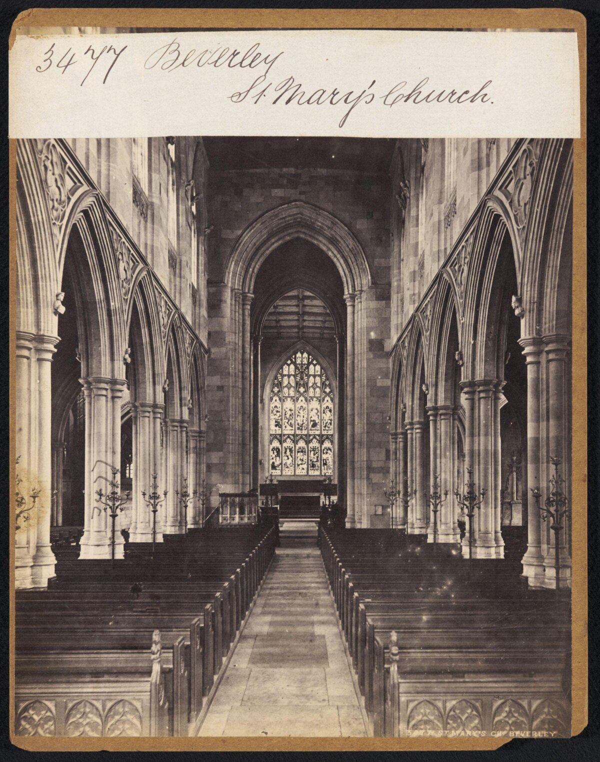 St Mary's Church Interior Beverley