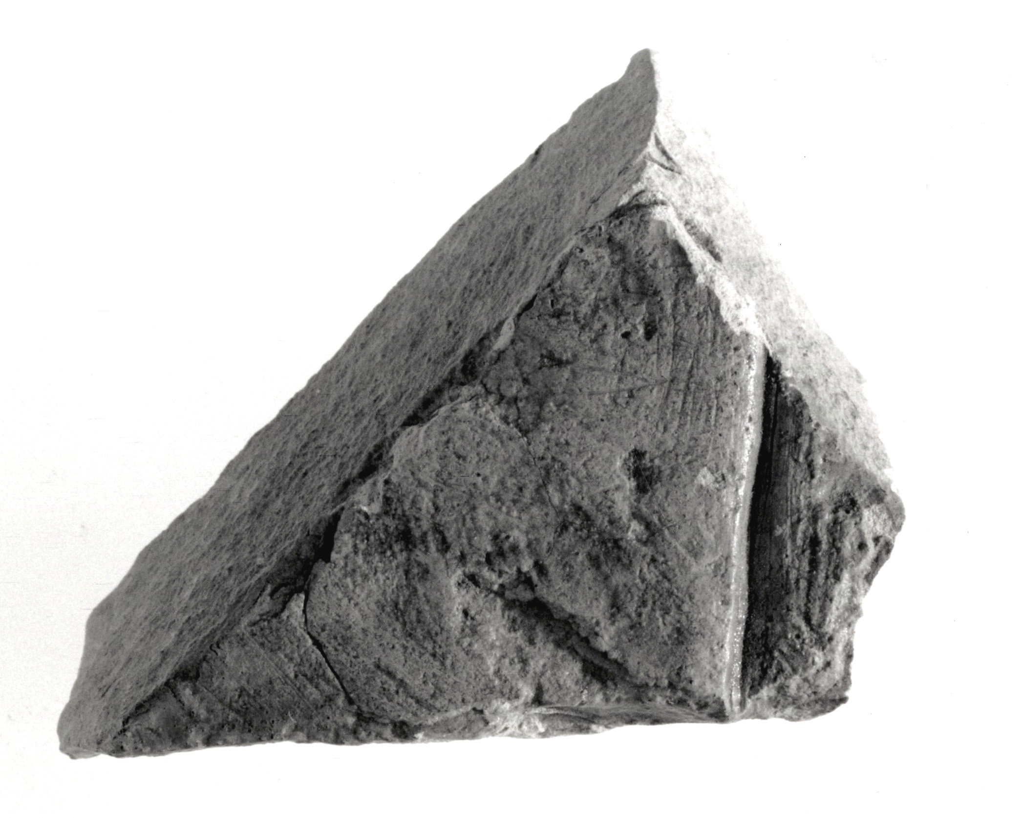 Triangular Archaeological Stone Fragment