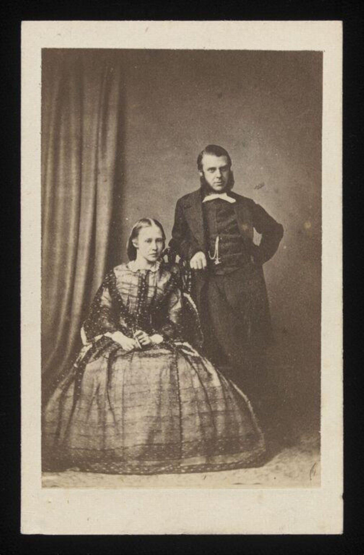 19th Century Victorian Couple Portrait