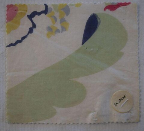 Hand-Painted Textile Design Sample