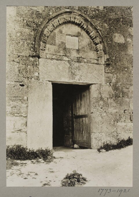Vintage Arched Stone Doorway