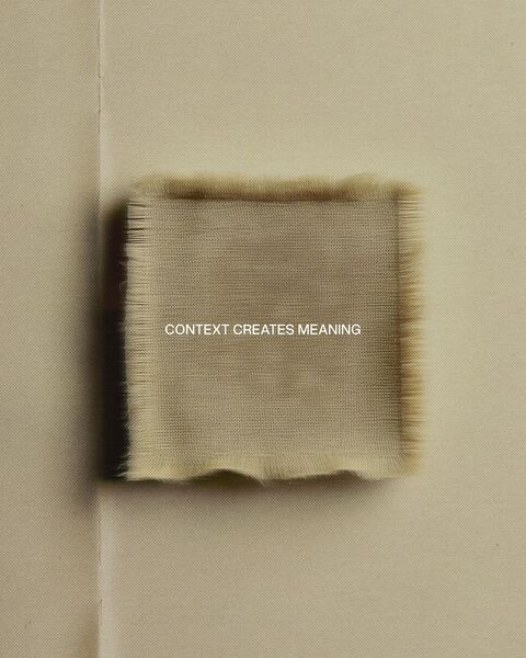 Context Creates Meaning Minimal Art