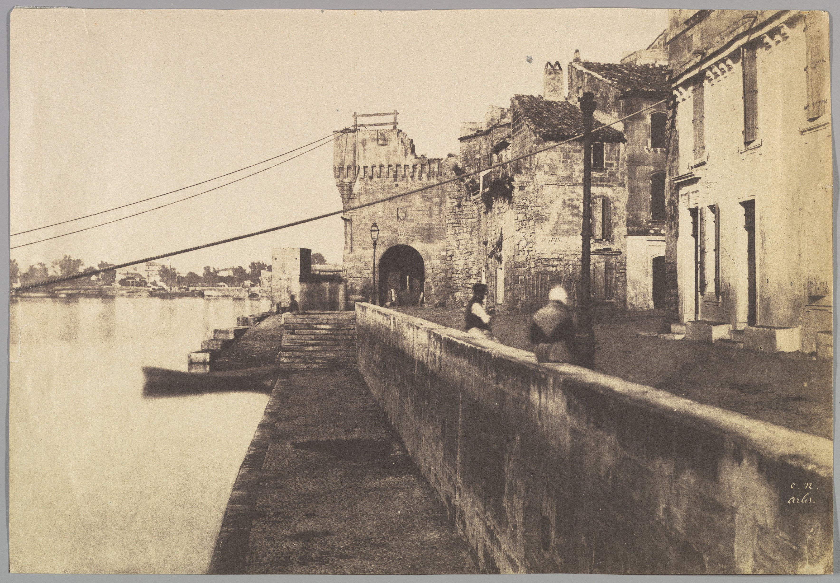 Arles Riverside Old Town View