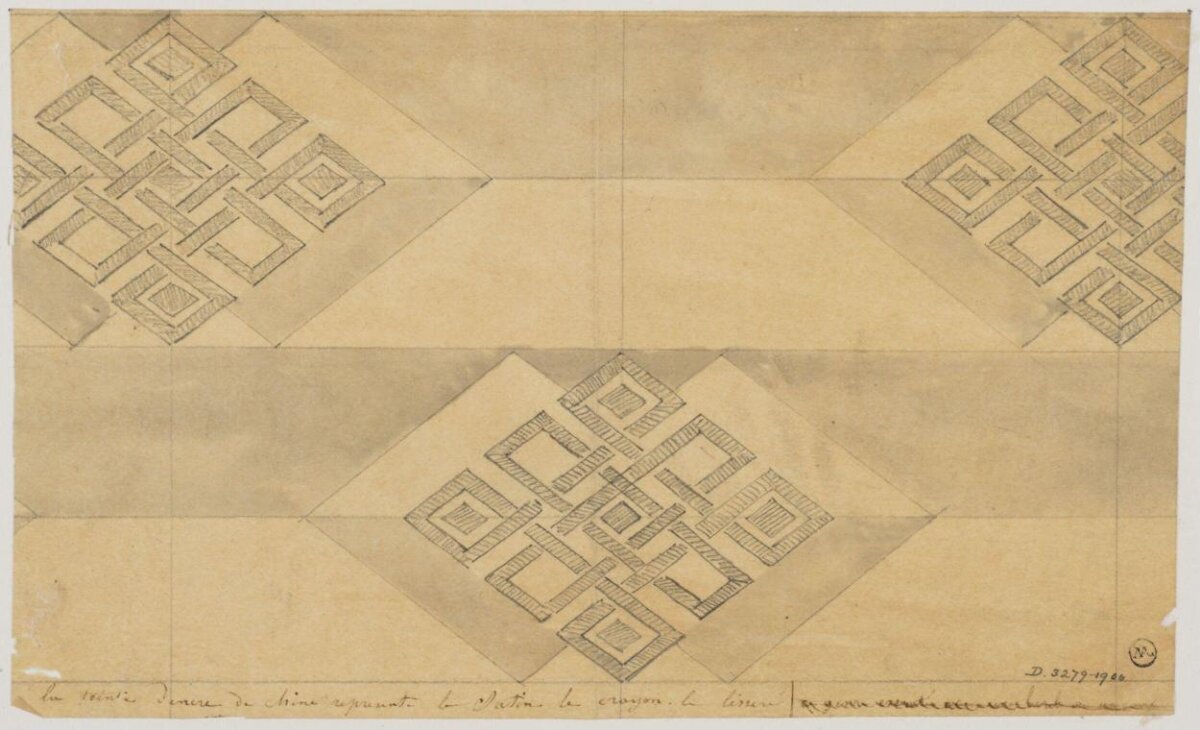 Geometric Decorative Pattern Sketch