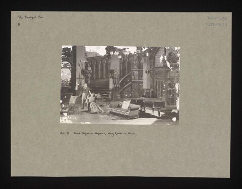 1905 The Prodigal Son Stage Photo