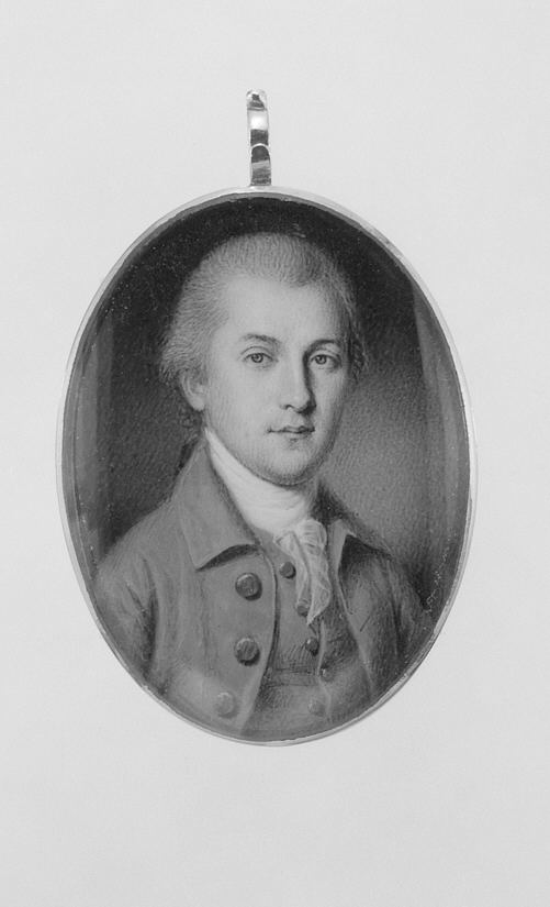 Oval Miniature Portrait of an 18th Century Gentleman