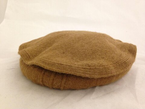 Camel Colored Wool Beret