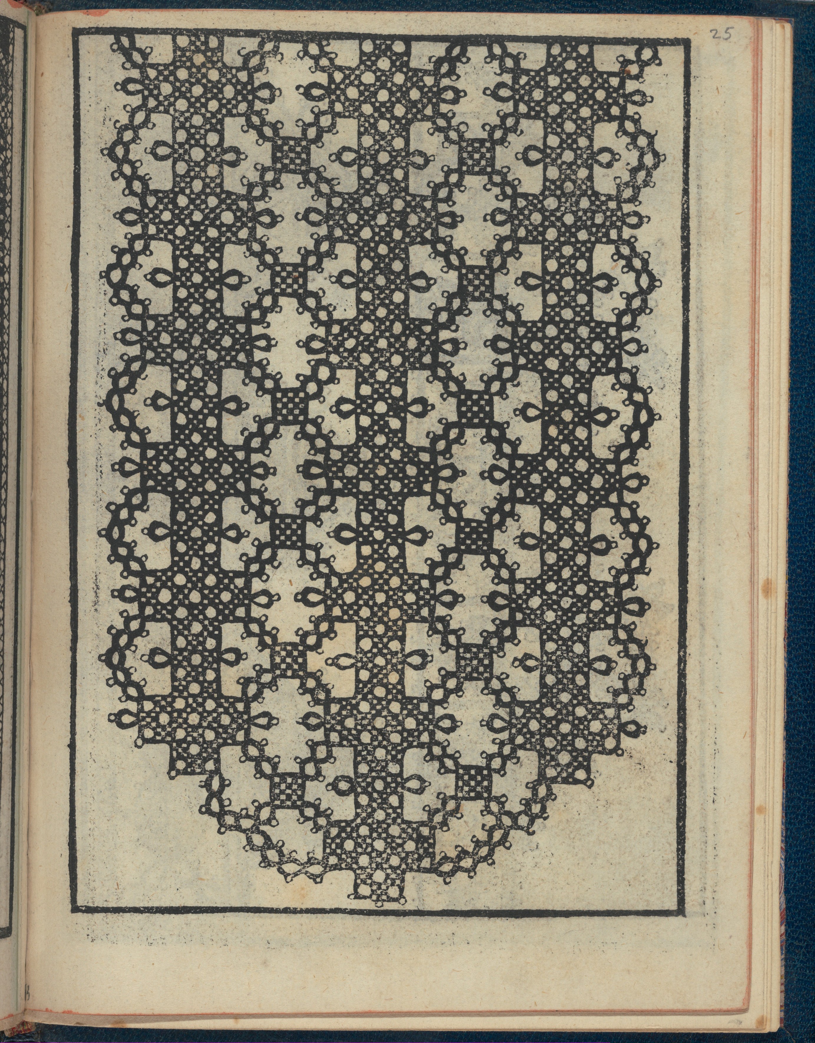 Vintage Symmetrical Lace Pattern
