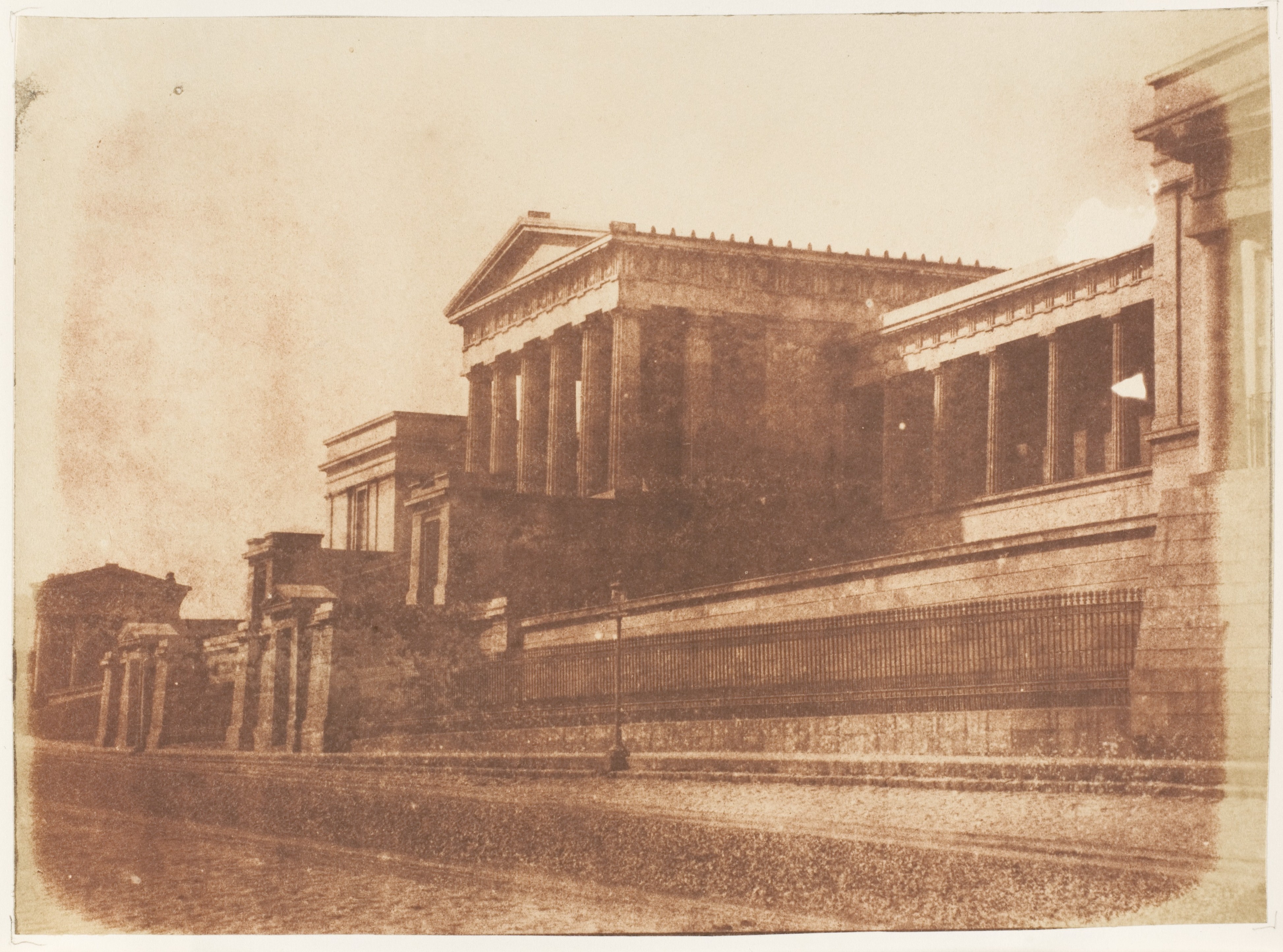 Vintage Photo of Neoclassical Building