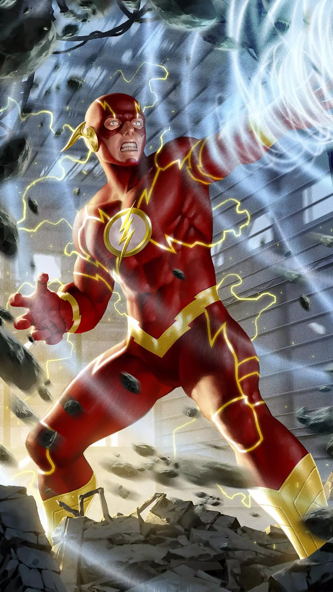 The Flash in Battle Ruins
