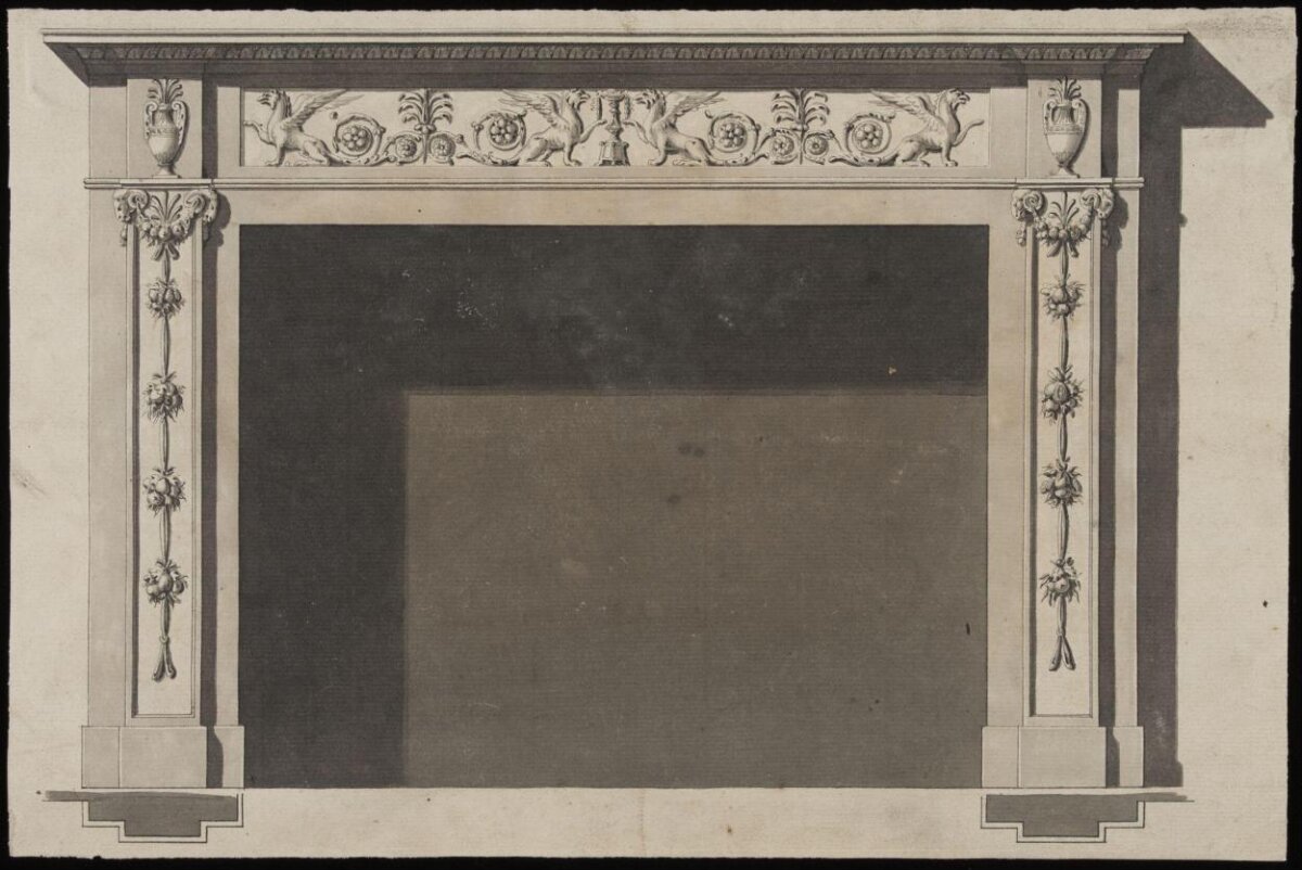 Fireplace Mantel Architectural Design