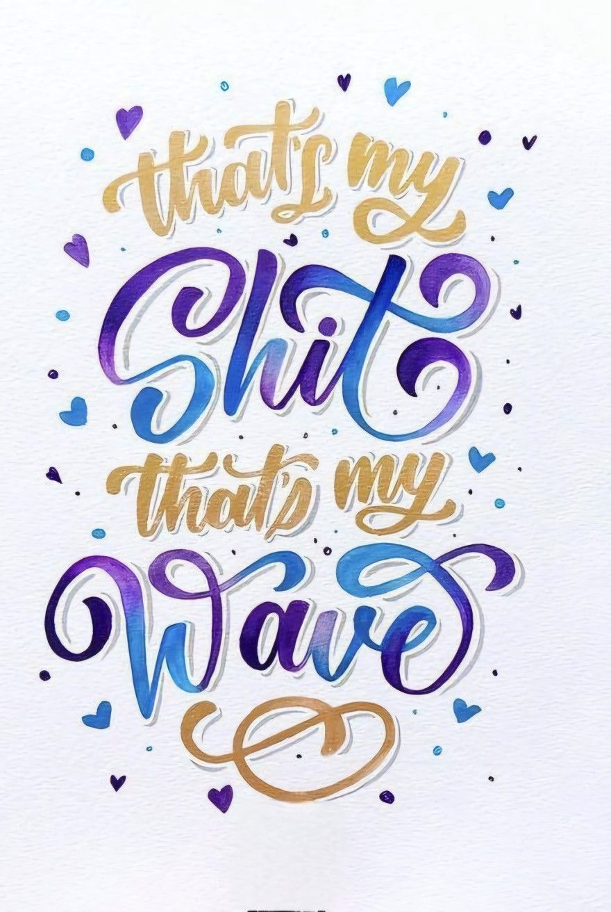 Hand Lettered Quote Art