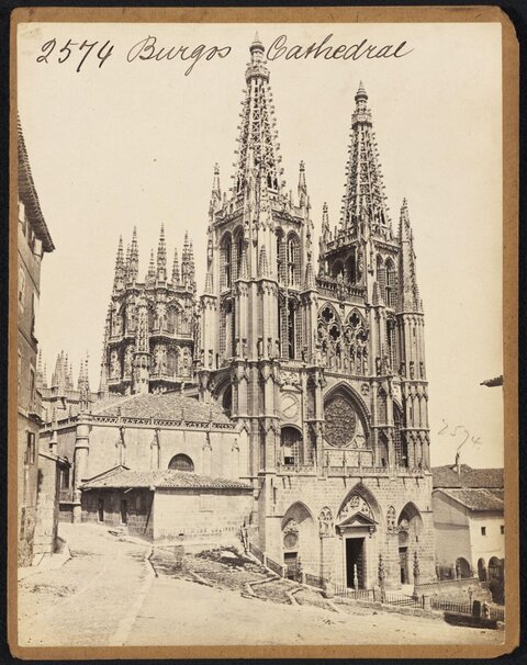 Vintage View of Burgos Cathedral