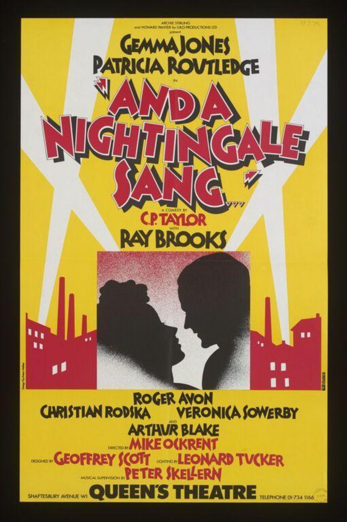 And a Nightingale Sang Theatre Poster