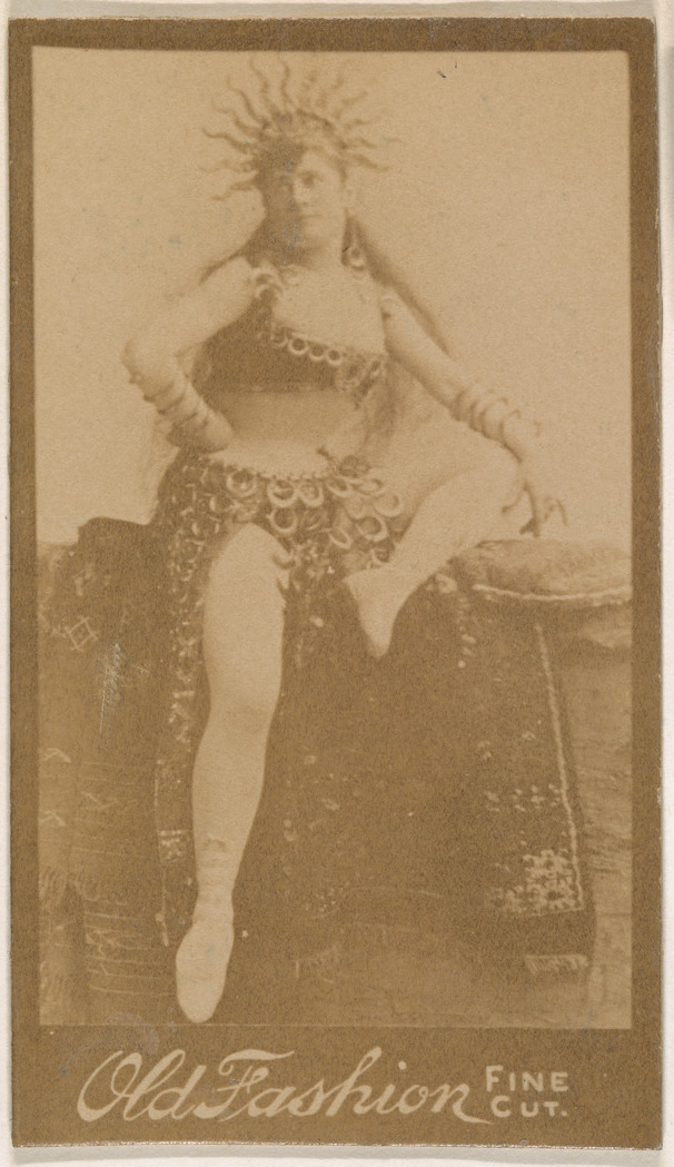 Vintage Exotic Dancer Tobacco Card