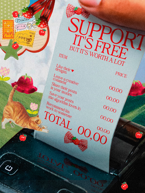 Free Creator Support Receipt