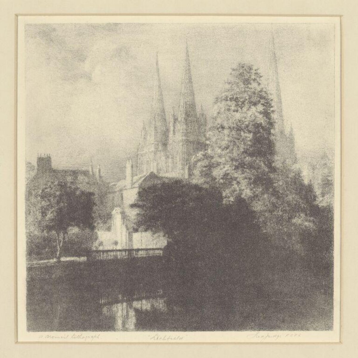 Lichfield Cathedral Riverside View