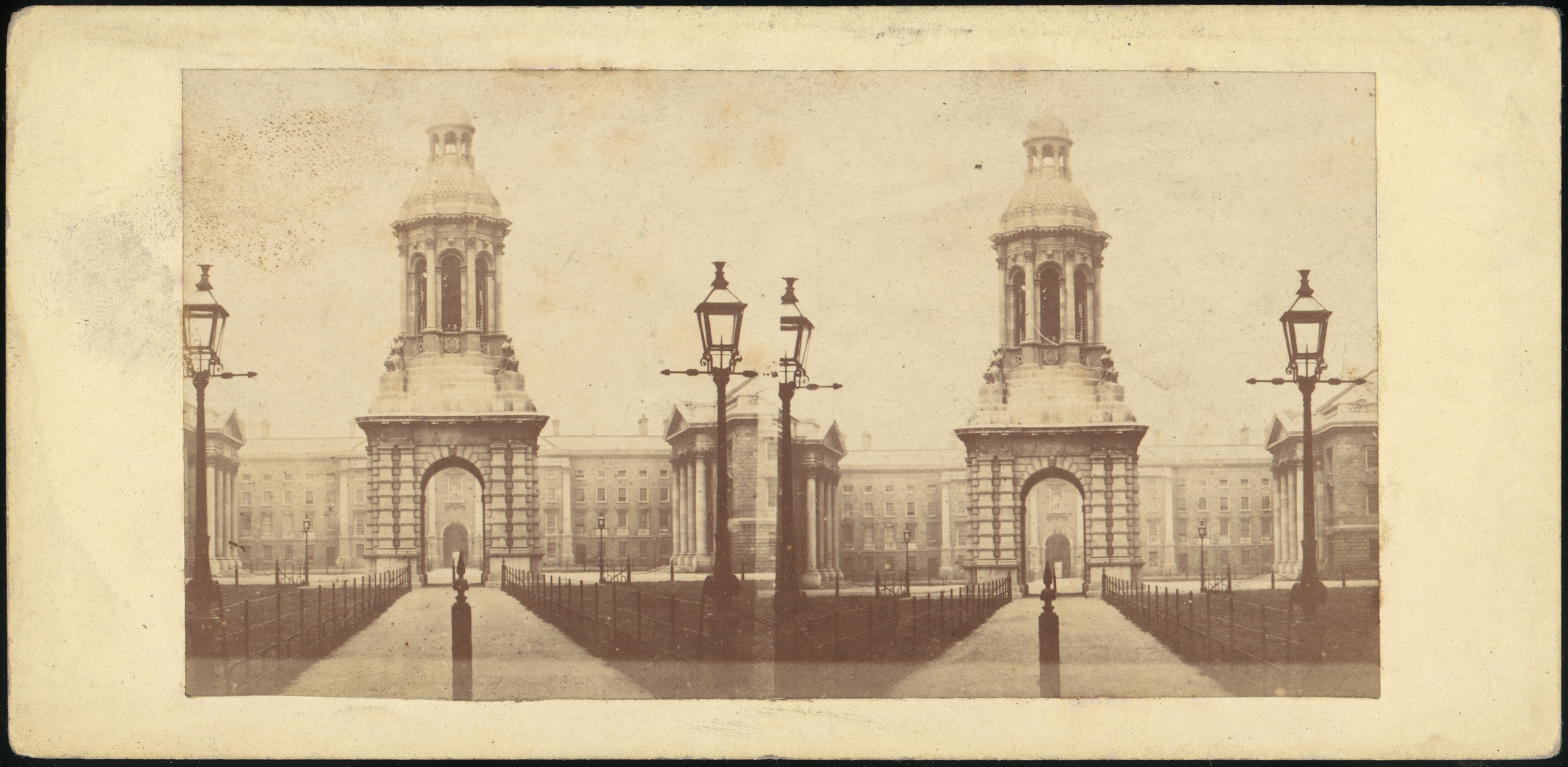 Vintage Photo of Trinity College Campanile
