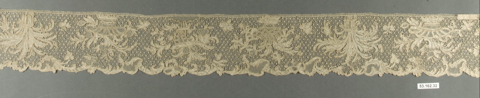 Antique Handmade Lace Border