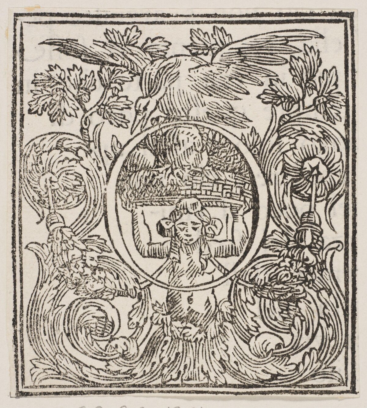 Vintage Woodcut Decorative Illustration