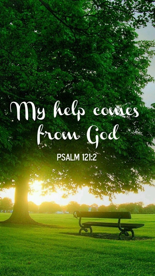 Bible Verse Park Sunset Landscape